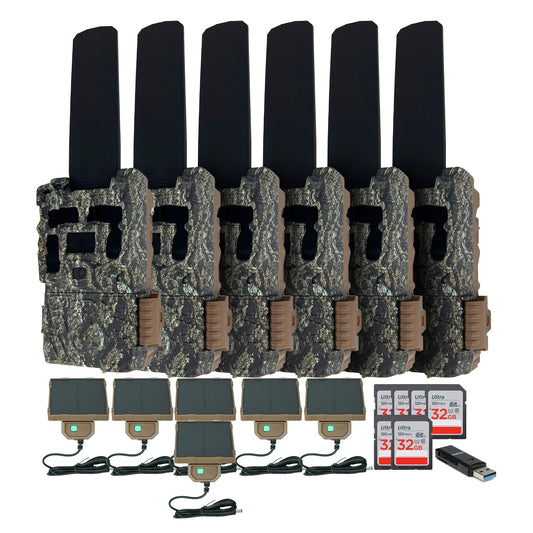 Browning Trail Camera Defender Wireless Pro Scout Max HD-DV (6-Pack) Bundle