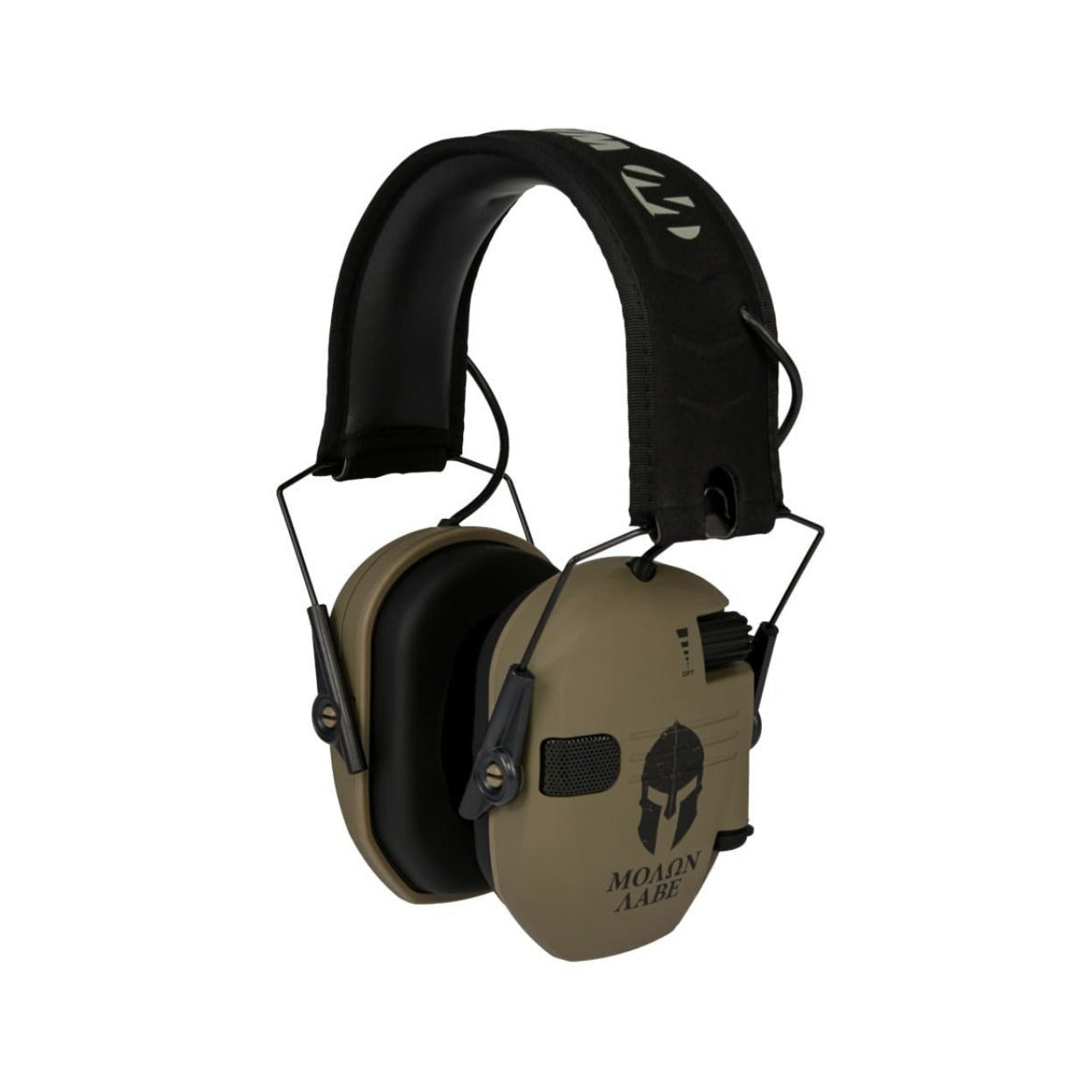Walker's Razor Slim Molon Labe Electronic Earmuffs (FDE) with Case Bundle