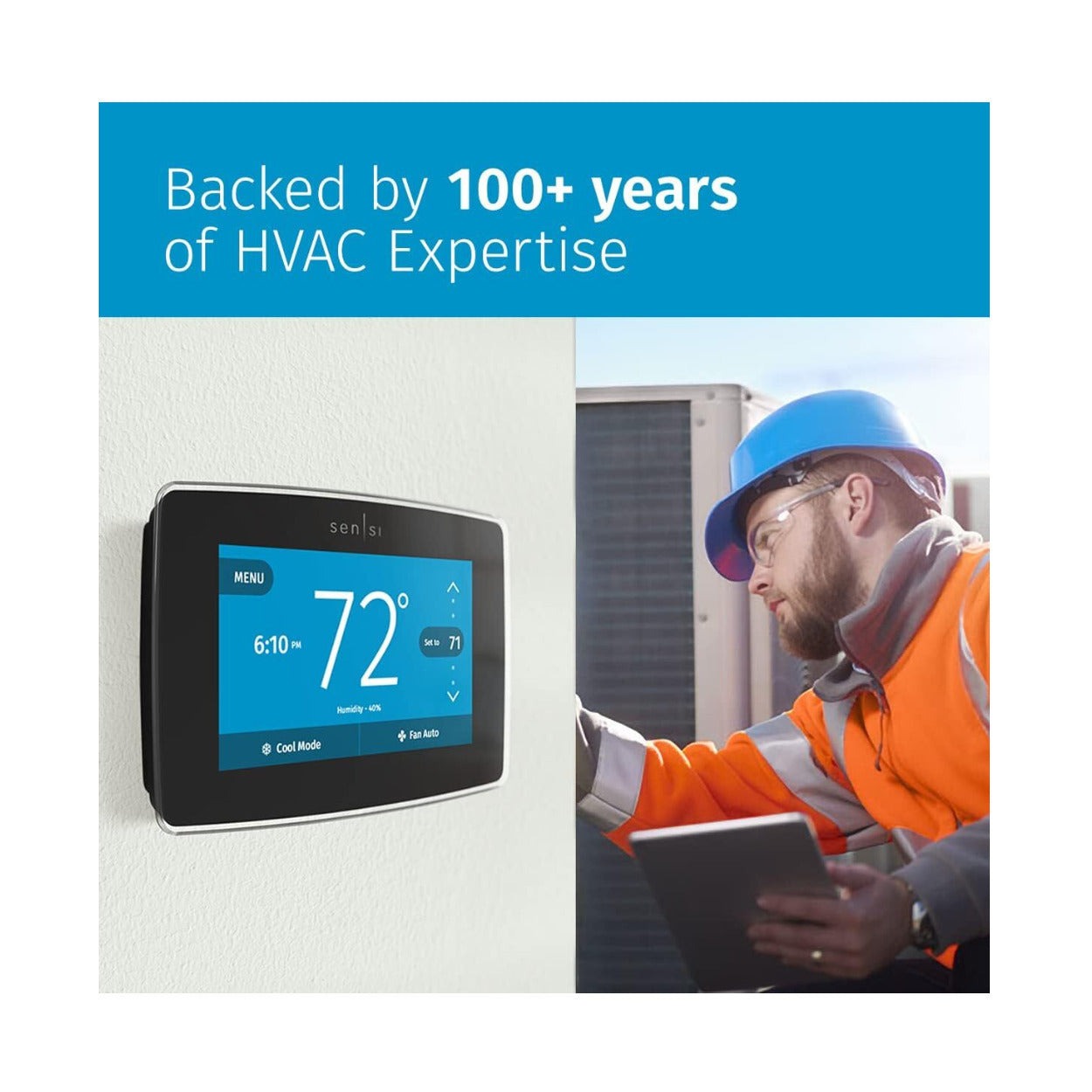 Emerson Sensi Touch Smart Thermostat (Black)