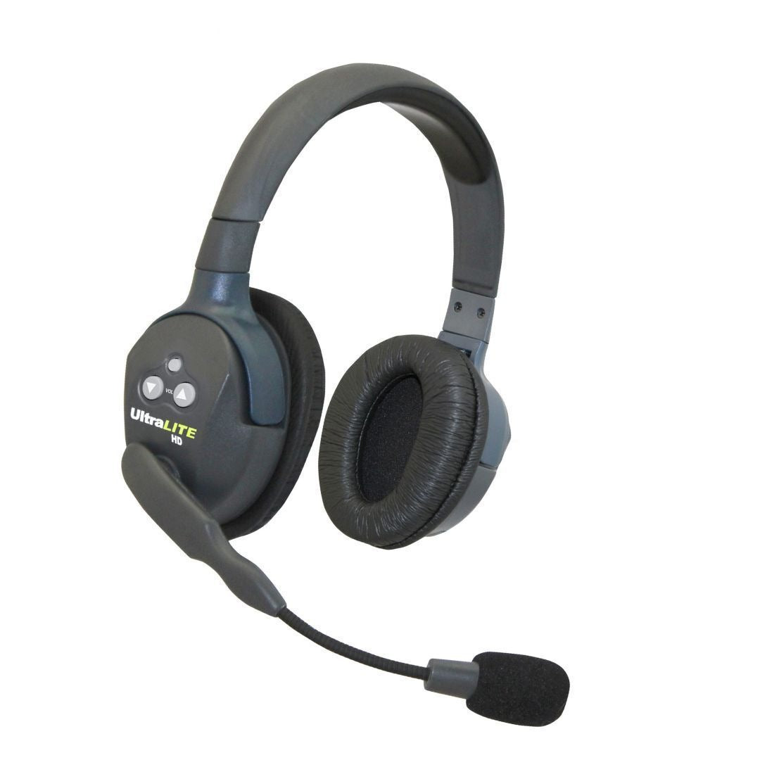 Eartec UltraLITE Double Headset ULDR-HD with Self-Contained and Hands-Free Design