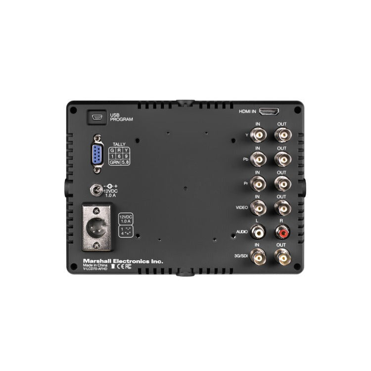 Marshall Electronics 7-Inch 1024x600 Camera-Top Monitor with Sony Battery Mount