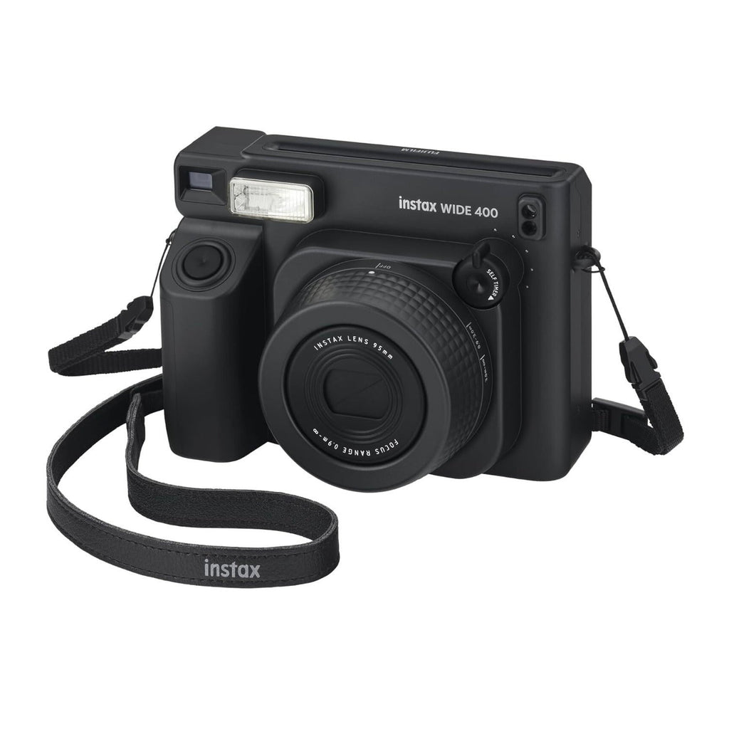 Fujifilm Instax Wide 400 Instant Film Camera with Automatic Exposure & Flash Control (Black)