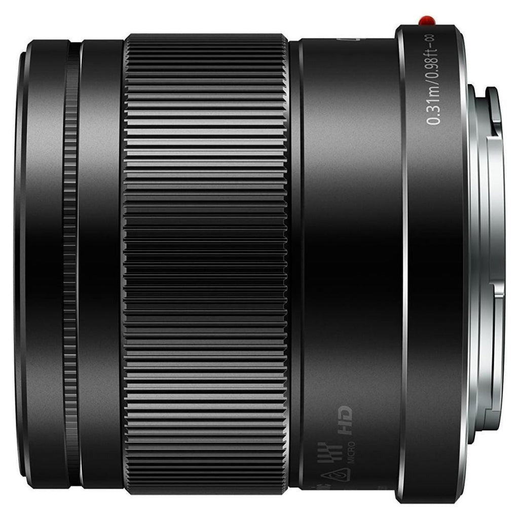 Panasonic LUMIX G 42.5mm f/1.7 ASPH Lens (Black) (Certified Refurbished)
