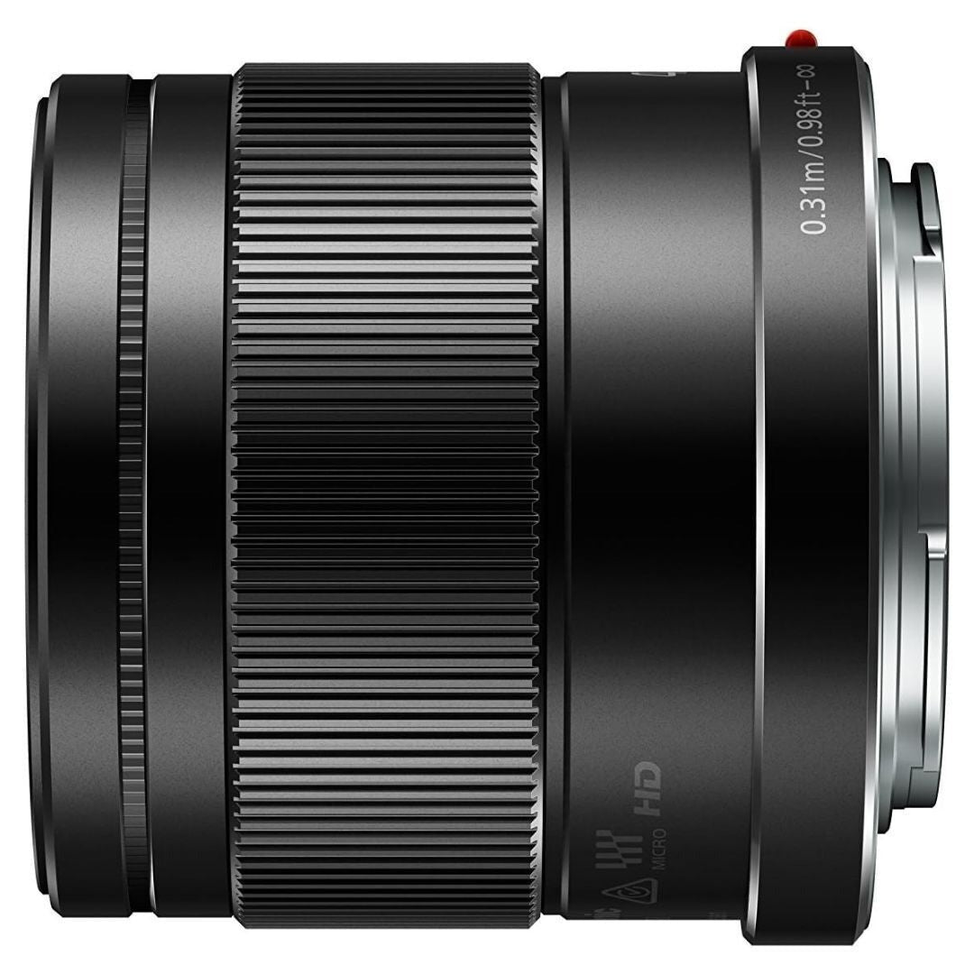 Panasonic LUMIX G 42.5mm f/1.7 ASPH Lens (Black) (Certified Refurbished)