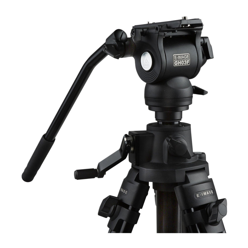 E-Image Studio Tripod Kit with Geared Center Column and Fluid Head Kit