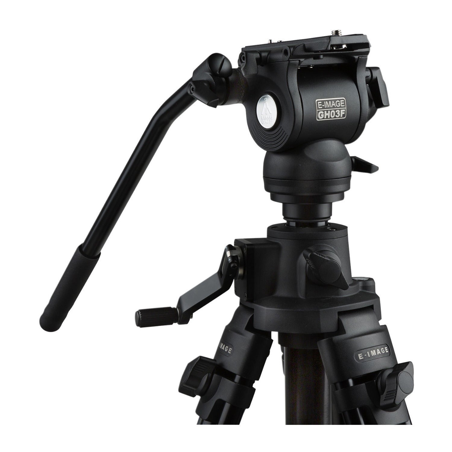 E-Image Studio Tripod Kit with Geared Center Column and Fluid Head Kit