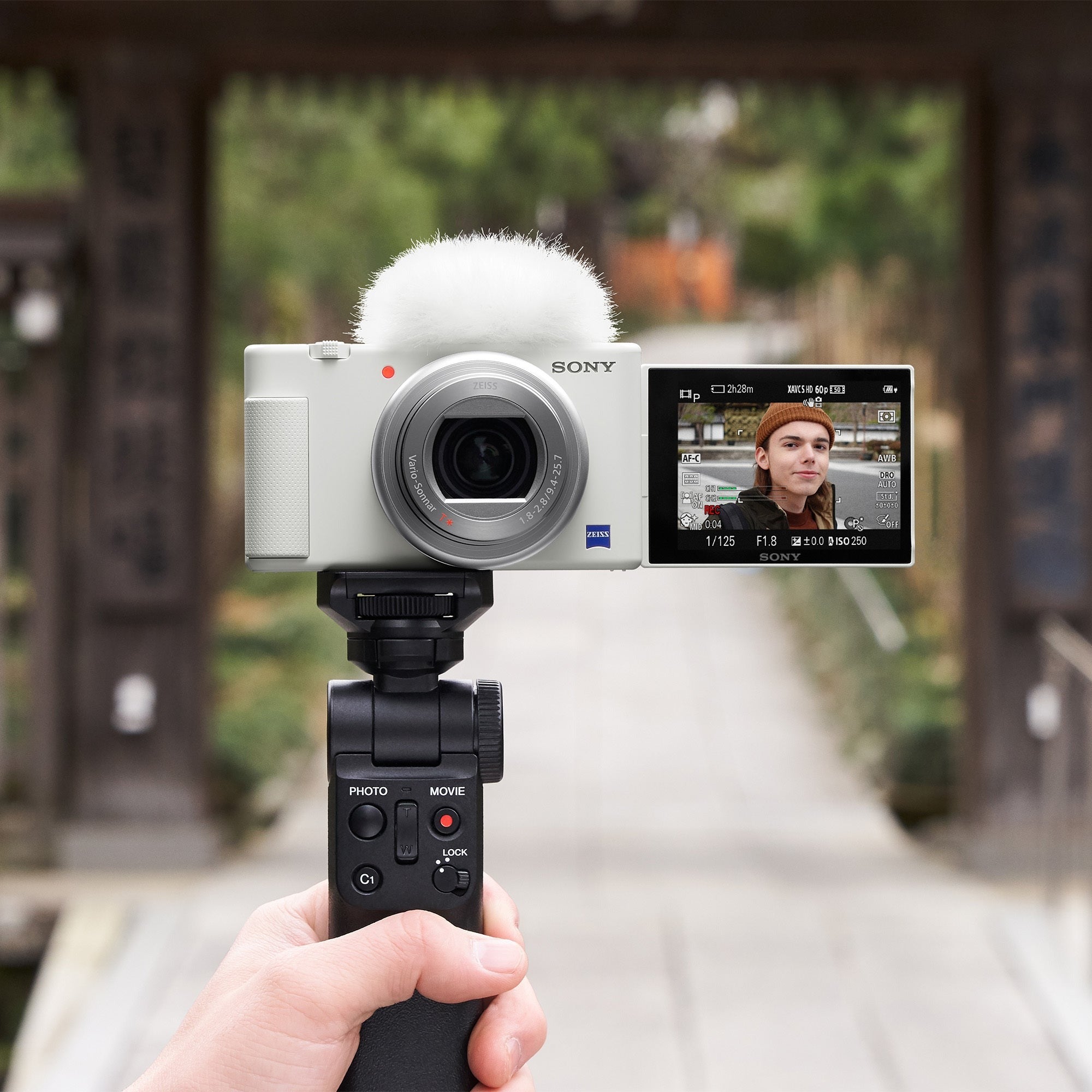 Sony ZV-1 Camera for Content Creators and Vloggers (White)