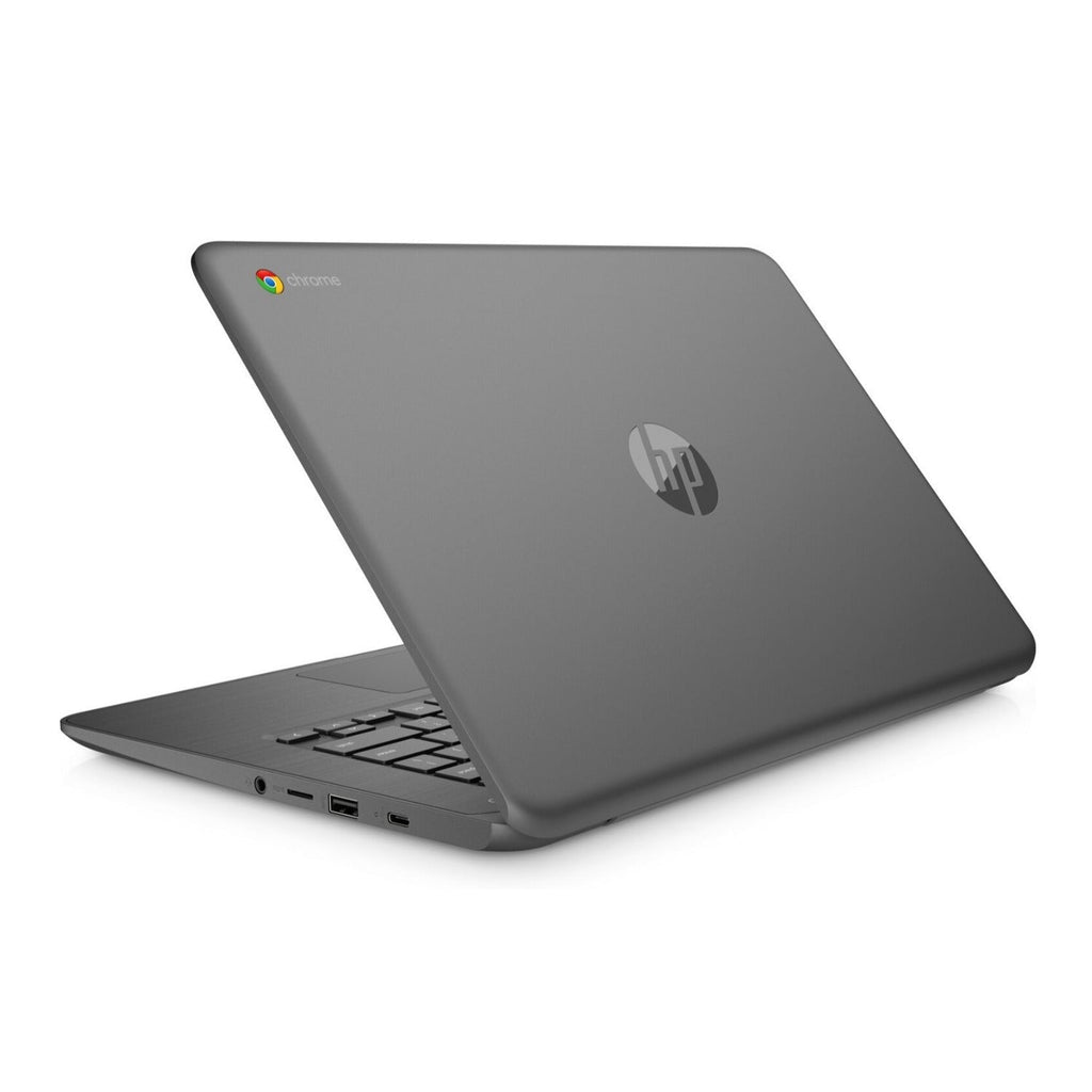 HP Chromebook 14-ca Laptop, 14" FHD, Intel N3350, 4GB RAM, 64GB eMMC (Certified Refurbished)
