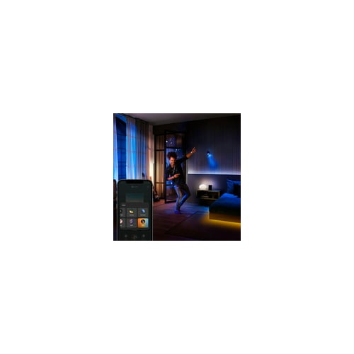 Philips Hue Play White and Color Smart Light 2-Pack Base Kit (Black)