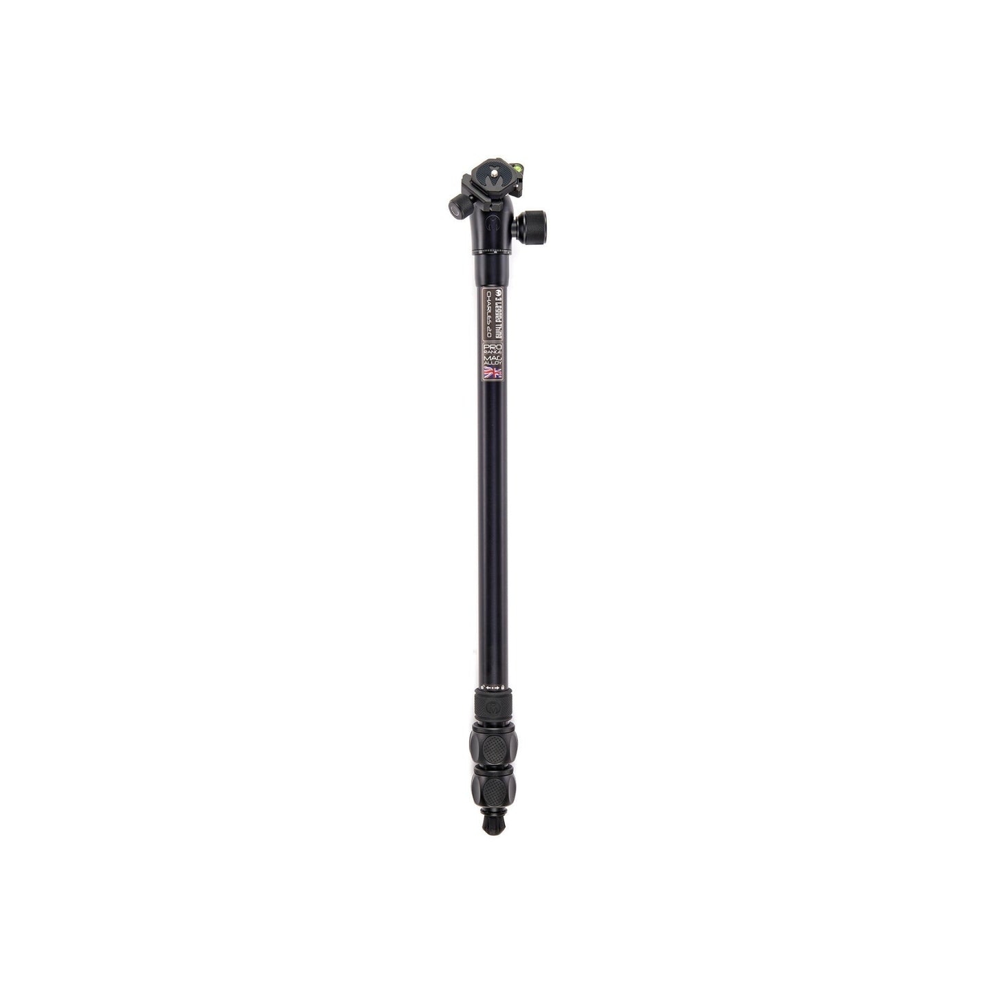 3 Legged Thing Charles 2.0 Aluminium Tripod System & AirHed Pro (Matte Black)
