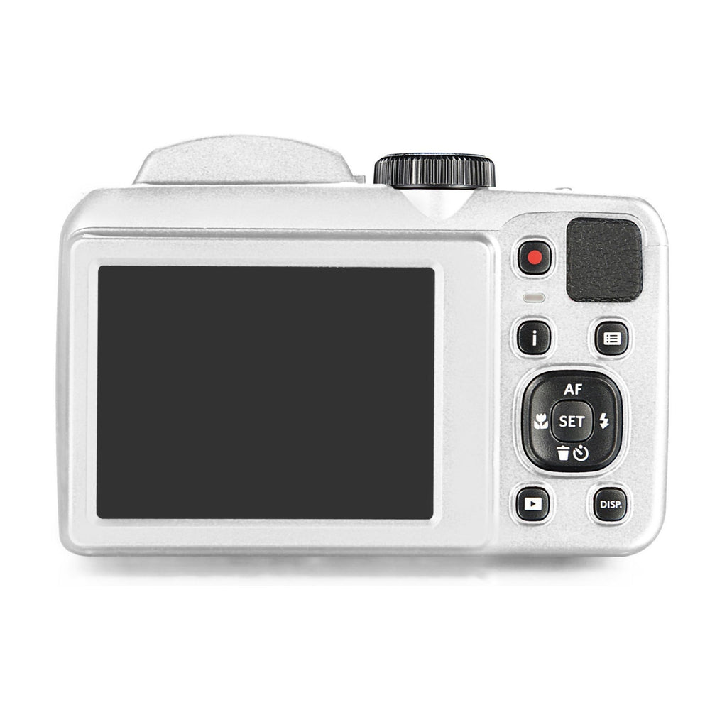 Kodak PIXPRO AZ252 16MP Digital Camera (White) with 32GB SD Card and Case Bundle