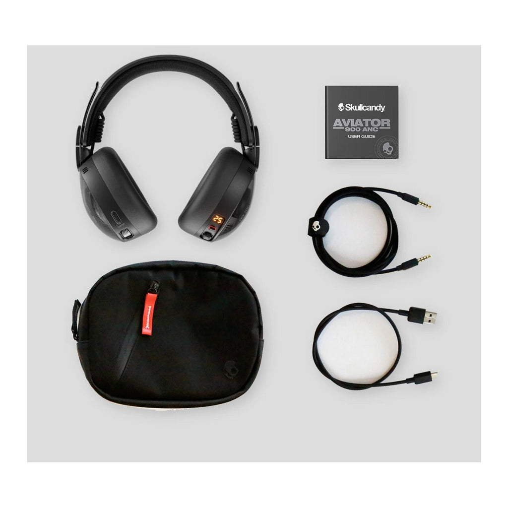Skullcandy Aviator 900 ANC Noise Cancelling Wireless Headphones (True Black)