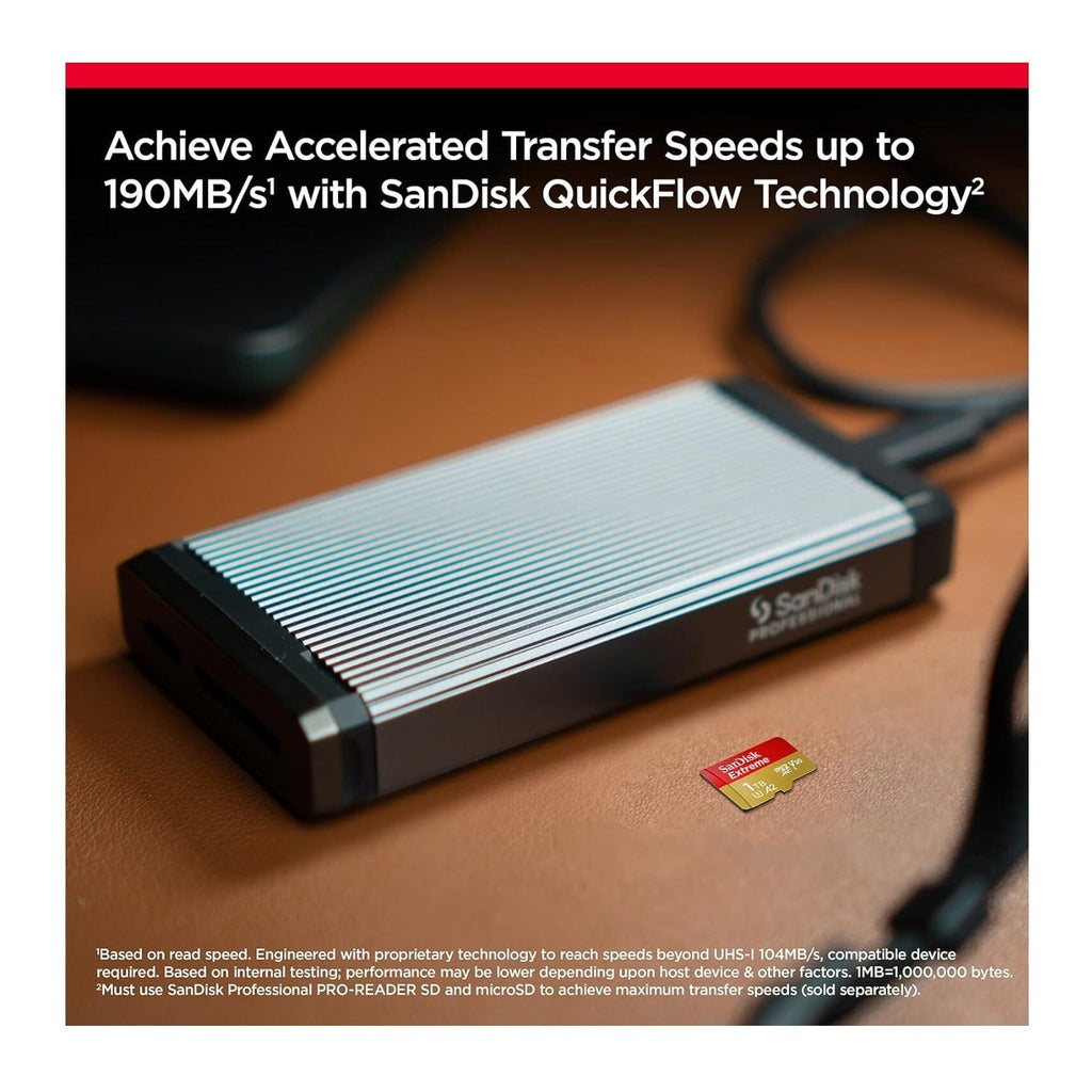 SANDISK 1TB Extreme microSDXC UHS-I Memory Card with Adapter