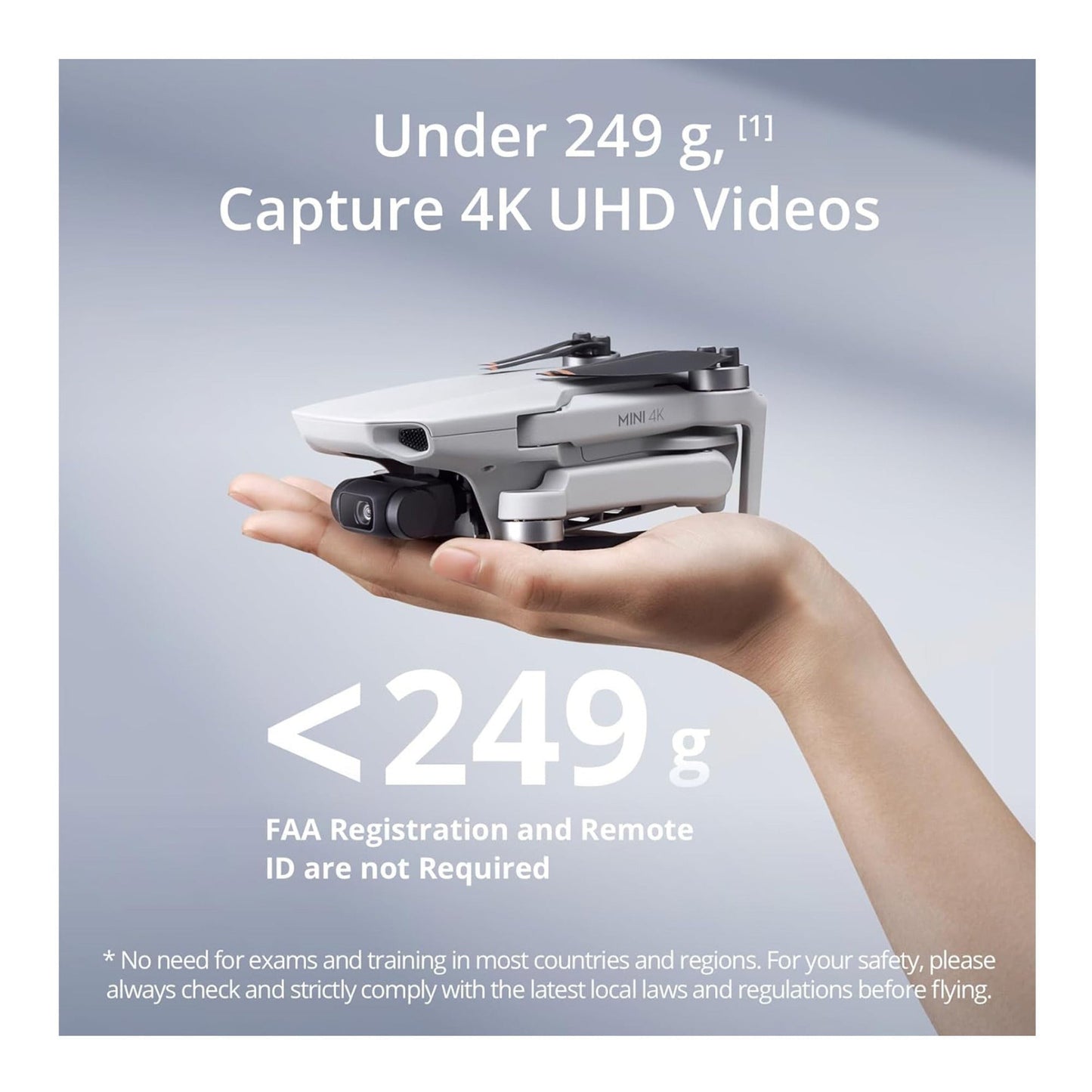 DJI Mini 4K Drone with 4K UHD Camera with 3-Axis Gimbal Stabilization Bundle