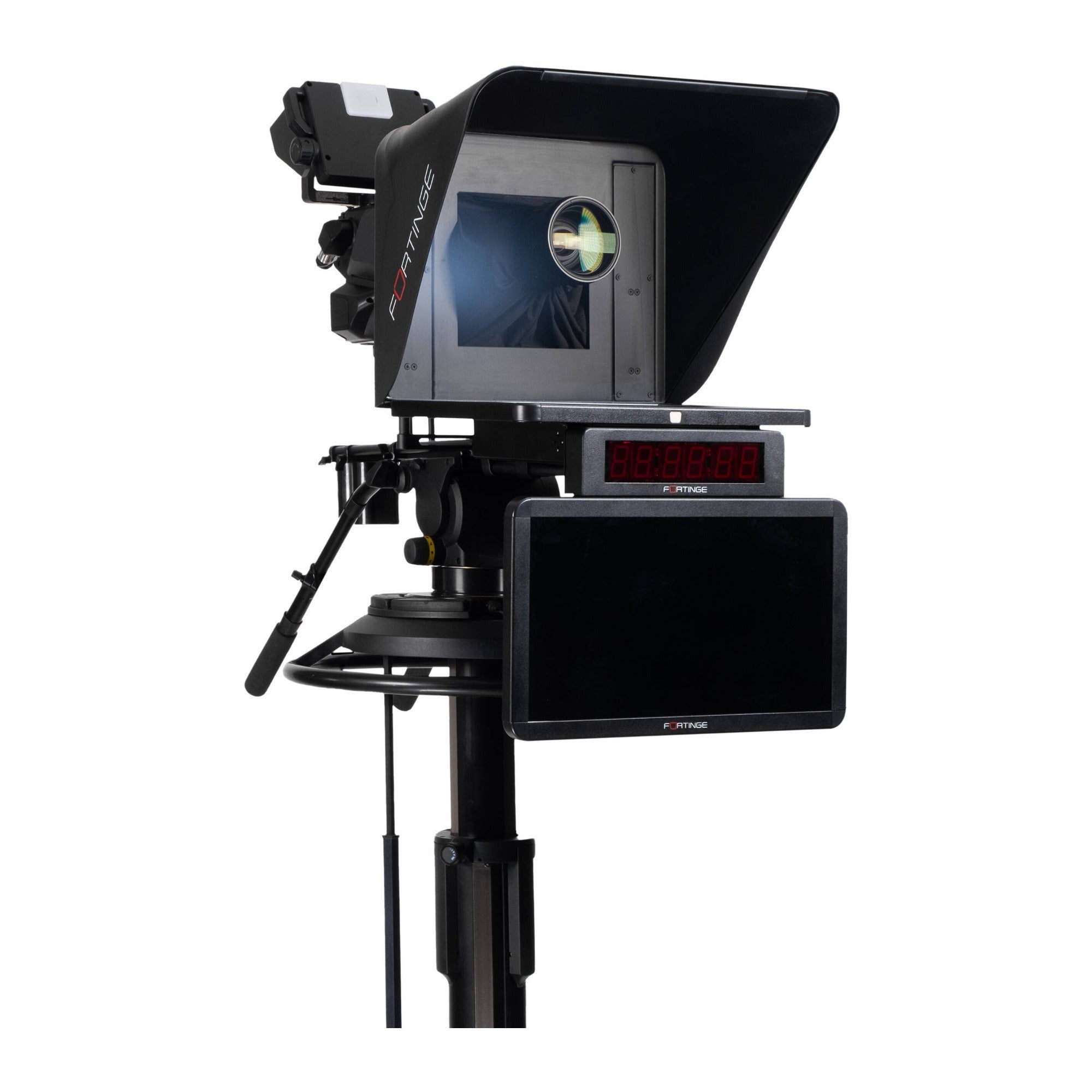 Fortinge 17 Inch Studio Prompter Set with HDMI BNC VGA and SDI (High Brightness)