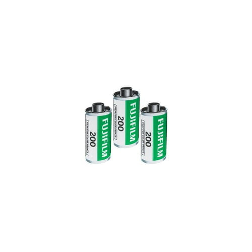 Fujifilm Fujicolor 200 Color Negative Film (35mm Roll Film, 36 Exposures, 3-Pack)