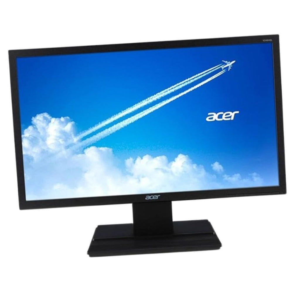 Acer V246HQL 23.6" Full HD LED Monitor (1920 x 1080), Black (Certified Refurbished)