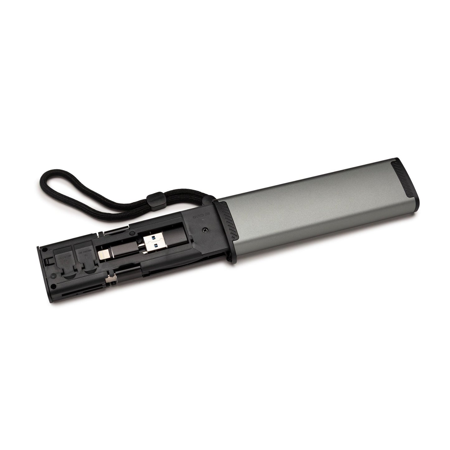Focus Camera Multi-Port Card Reader and Storage Case with SIM Eject Tool