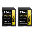 Lexar Professional 1800X 256GB SDXC UHS-II (2-Pack)