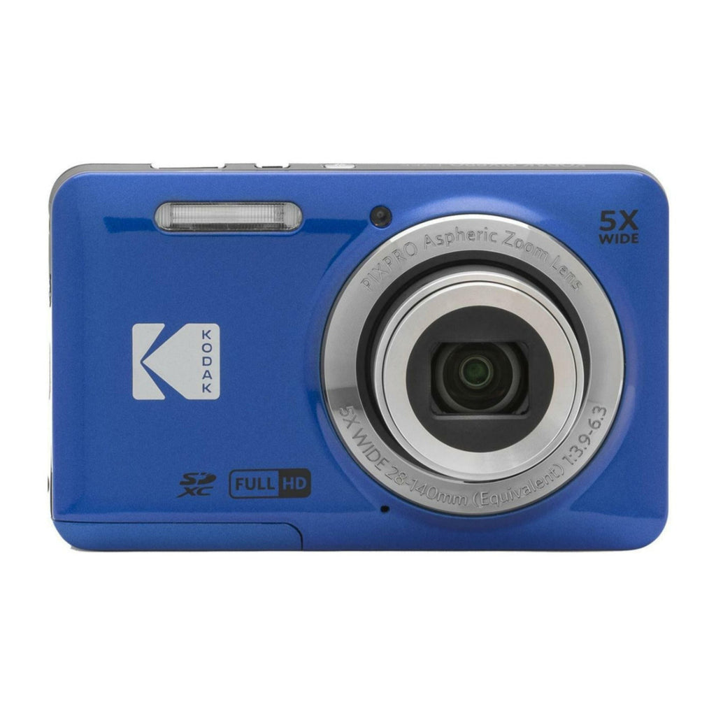 Kodak PIXPRO Friendly Zoom FZ55 Blue Digital Camera with Camera Case Bundle