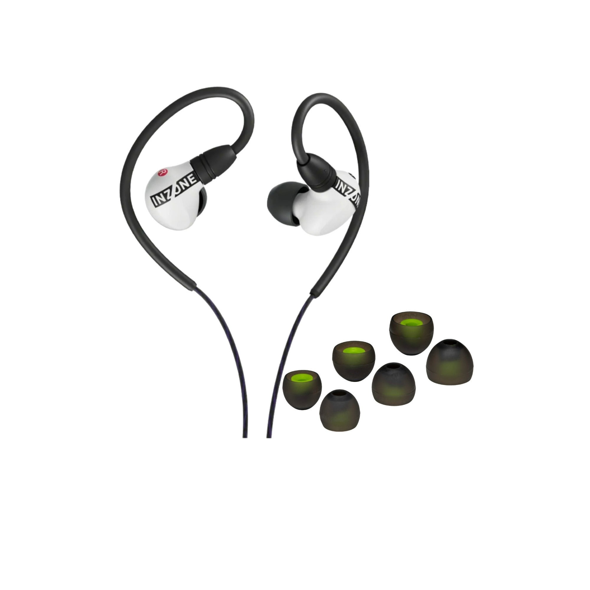 Sony INZONE E9 Wired (White) in-Ear Monitor Bundle with Earbud Replacement Tips