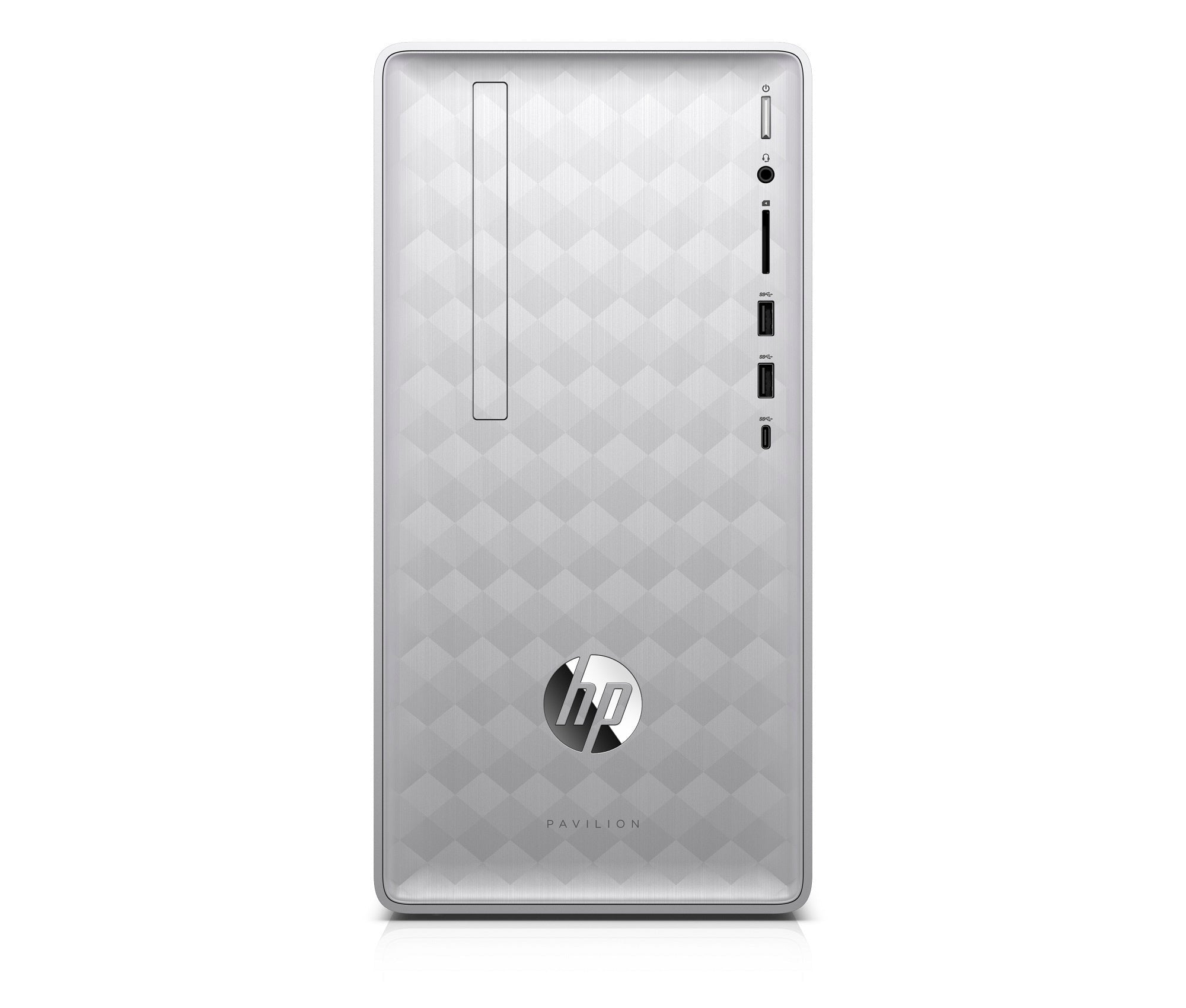 HP Pavilion 590 Desktop PC, Intel Core i7-8700, 16GB RAM, 2TB HDD, AMD Radeon 2GB, Windows 10 (Certified Refurbished)