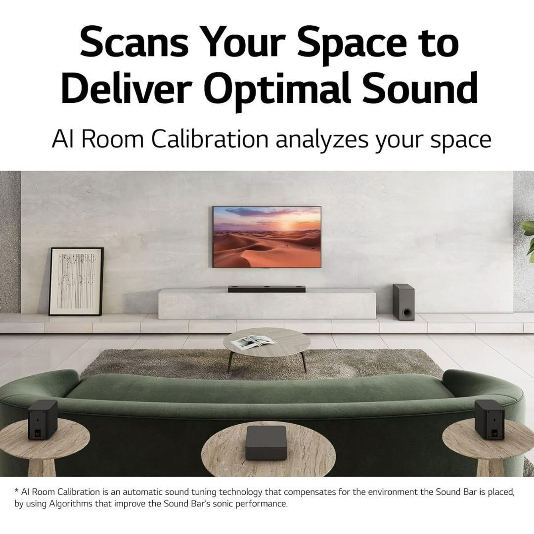 LG Soundbar with Dolby Atmos, 9.1.5 Channel, Meridian Audio Technology and HDMI 2.1 Input