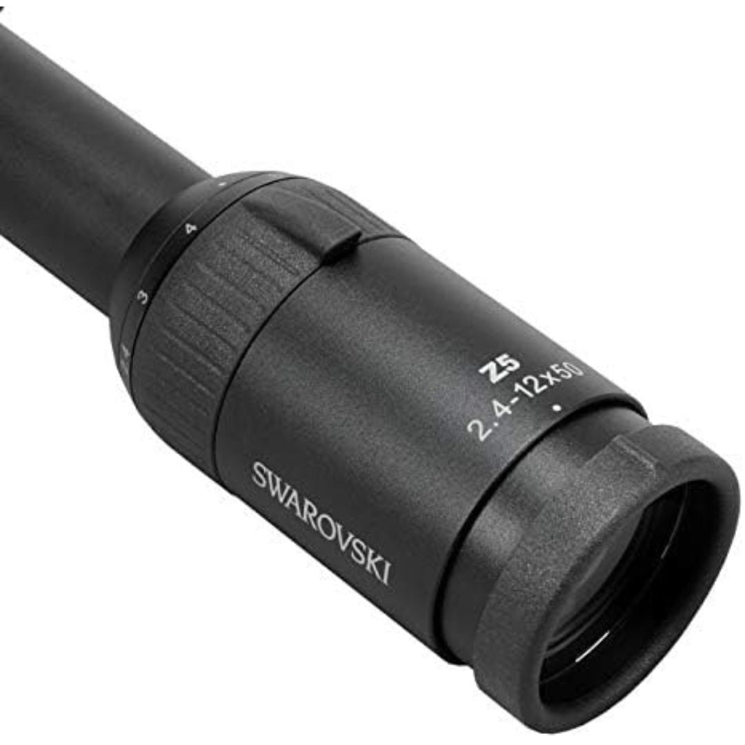 SWAROVSKI OPTIK Z5 2.4 to 12x50 Riflescope with BRH Reticle for Long-Range Shots (Matte Black)