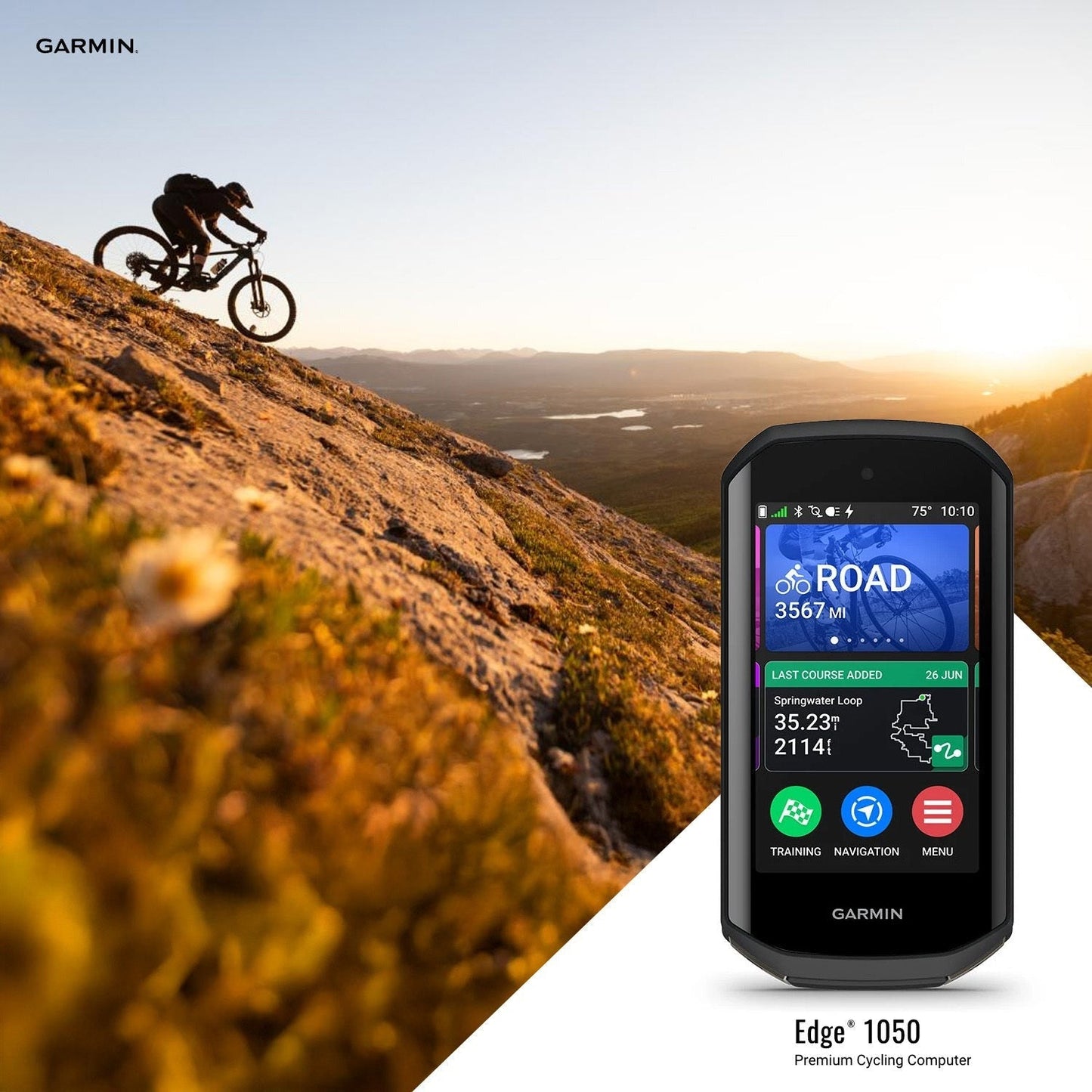Garmin Edge 1050 Premium Cycling Computer with Multi-Tool and Multi-Tool Paracord Bracelet Bundle