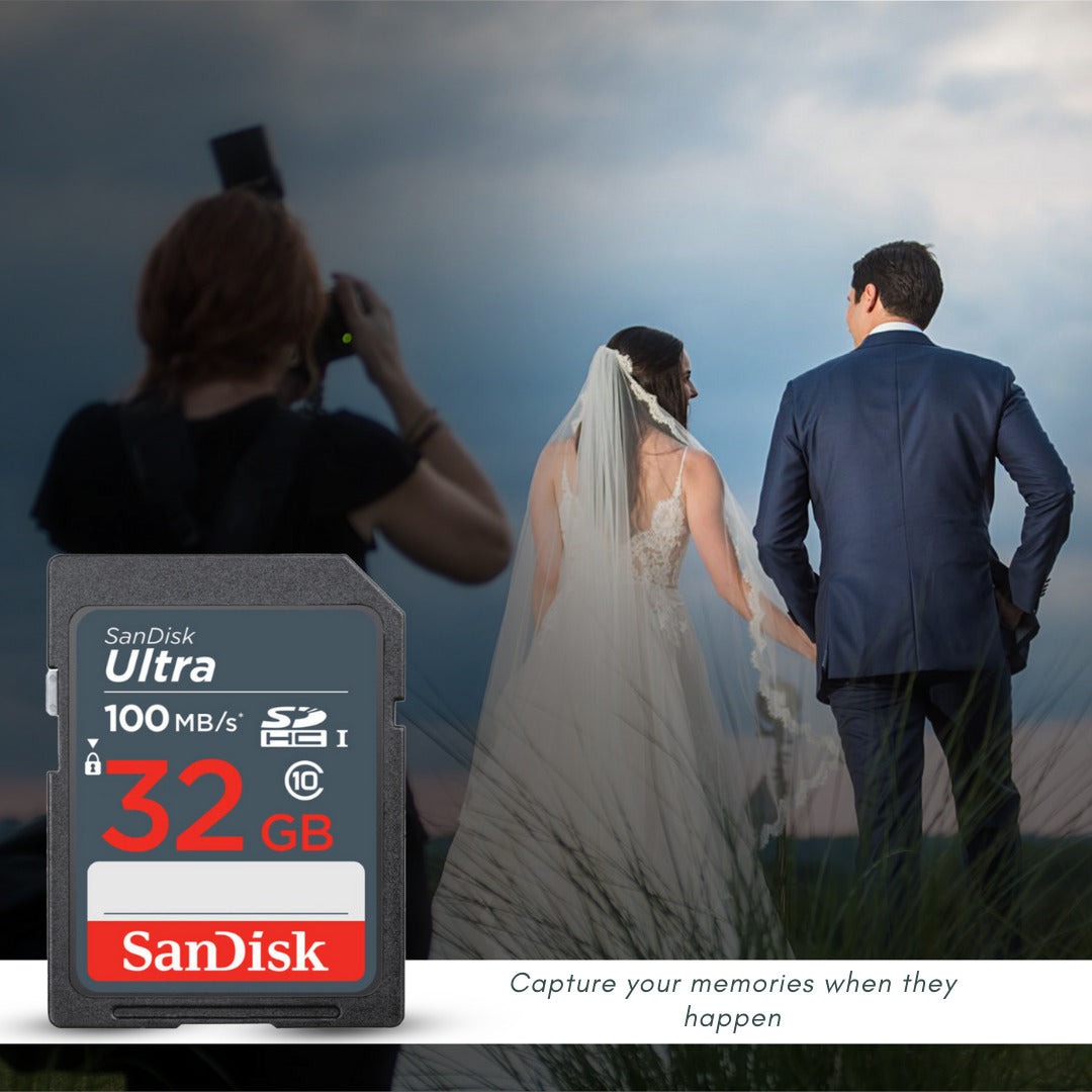 SanDisk 32GB Ultra SDHC UHS-I Memory Card (10-Pack) with USB Card Reader Bundle