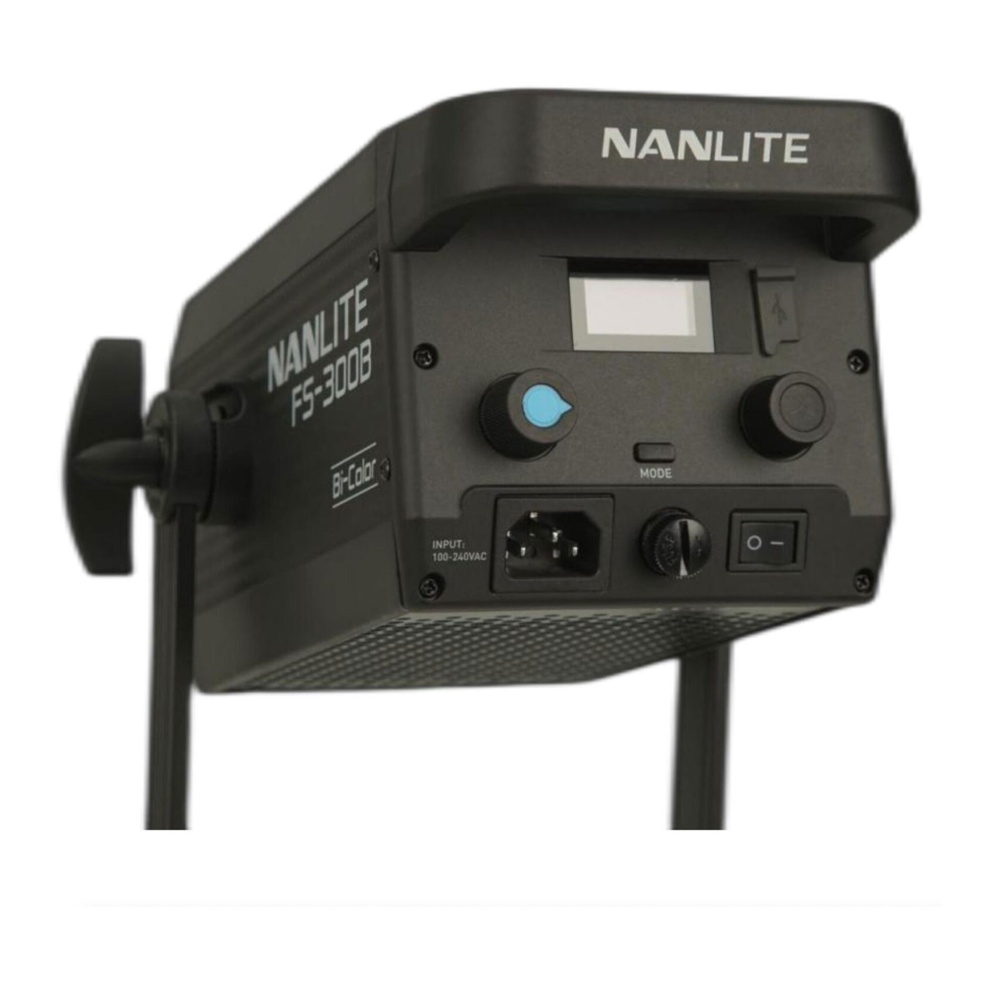Nanlite FS-300B Bi-Color LED Monolight with Rapid 90 Parabolic Softbox Bundle