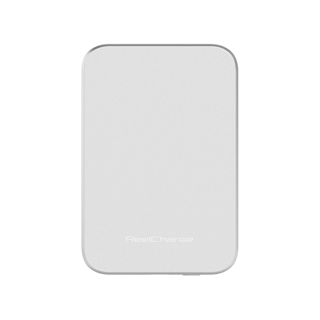 ReelCharge ReelSafe 5,000 mAh Glass Power Bank (Silver)