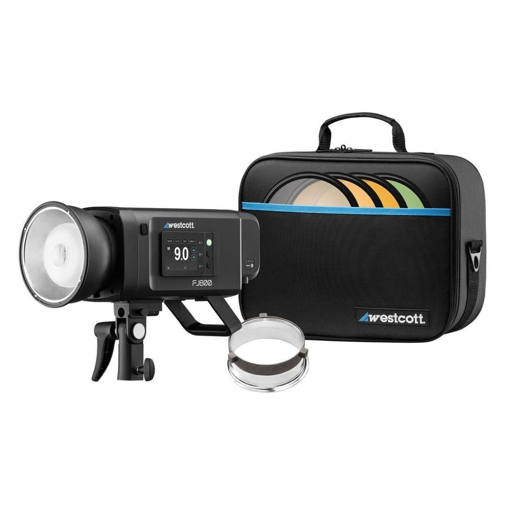 Westcott FJ800 Touchscreen Strobe Bundle with Tripod and 64GB Memory Card