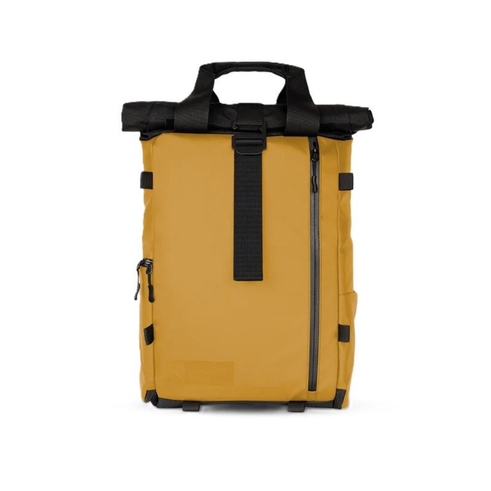 WANDRD PRVKE Lite Camera Backpack - Weather-Resistant with Expandable Rolltop (Dallol Yellow)