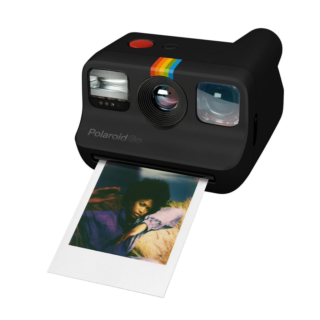 Polaroid Go Instant Camera (Black) with Film Double Packs and PhotoBox Kit