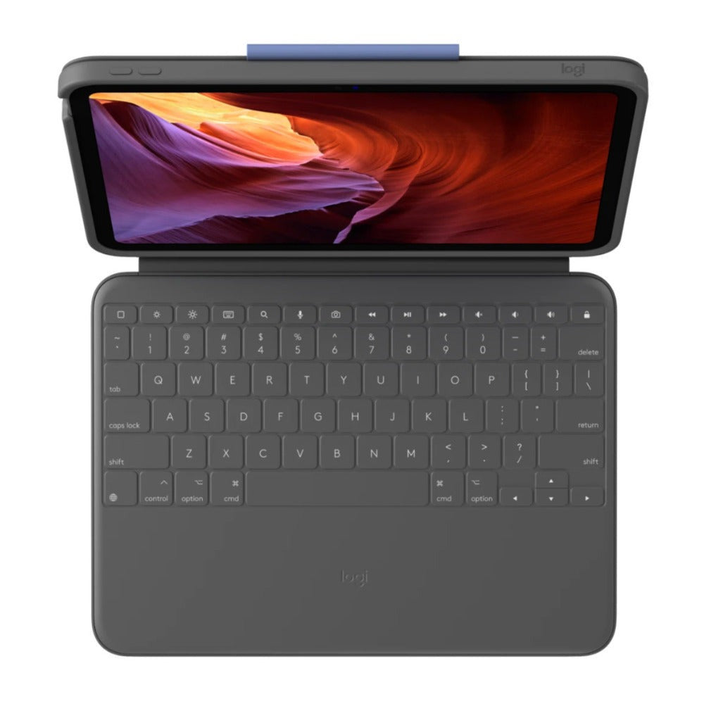 Logitech Rugged Folio Keyboard Case for 10th Generation 10.9-Inch iPad (Graphite)