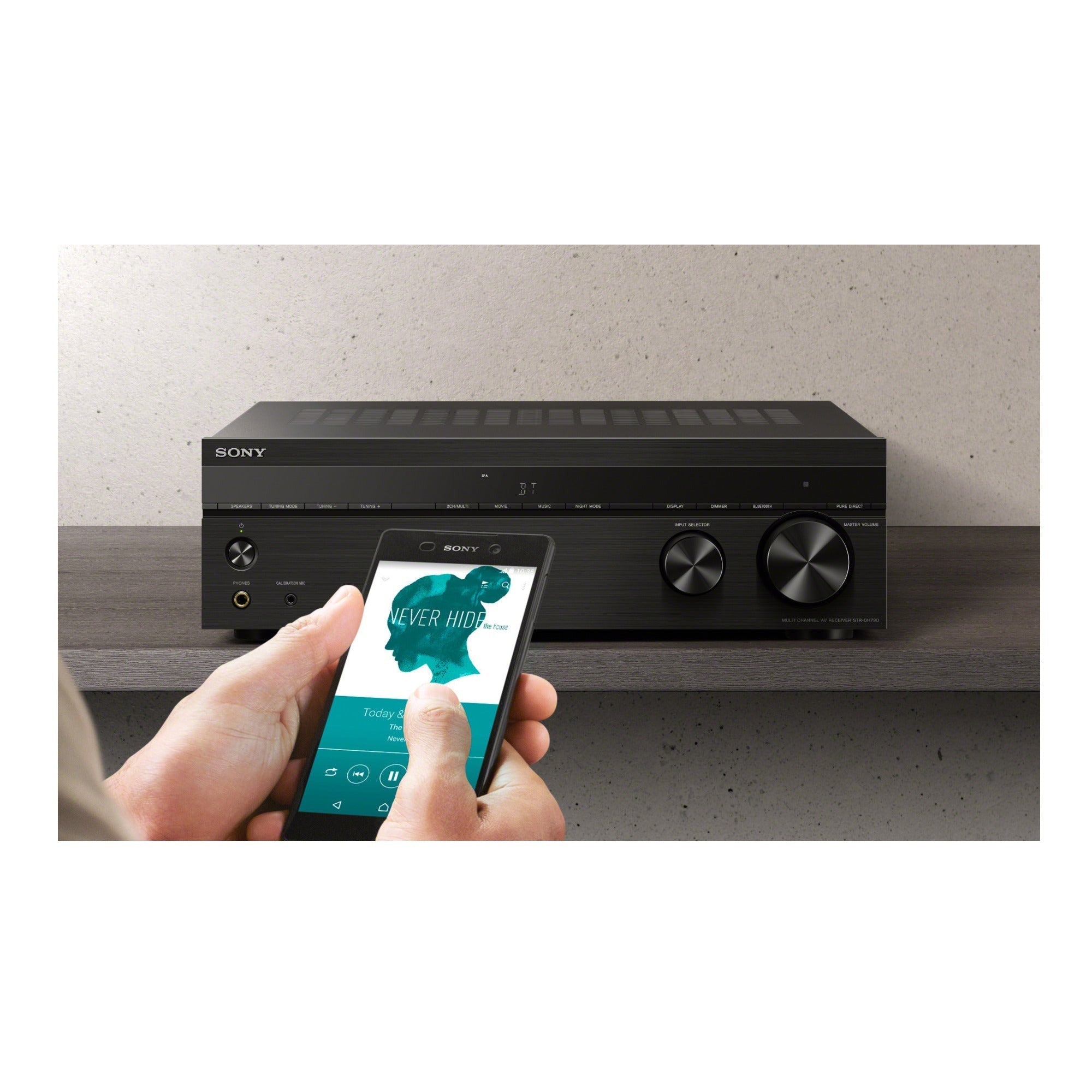 Sony STRDH190 2-ch Stereo Bluetooth Receiver 4 speaker bundle