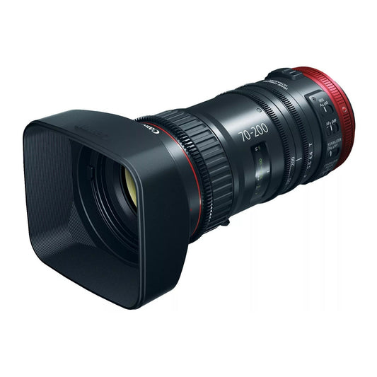 Canon Compact-Servo 70 to 200mm T4.4 EF Lens with 4K Optical Performance and 2.8x Zoom Magnification