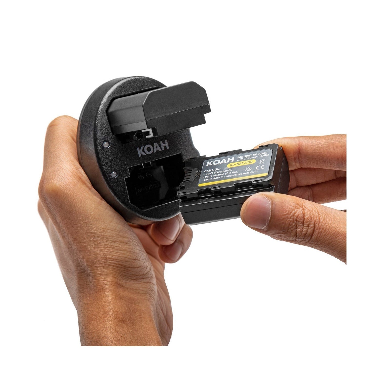 Koah PRO Sony NP-FZ100 Two-Pack Rechargeable 2000mAh Battery and Dual Charger