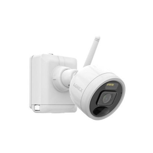 Lorex 2K 8-Channel 32GB NVR System with Four Active Deterrence Outdoor Battery Security Cameras