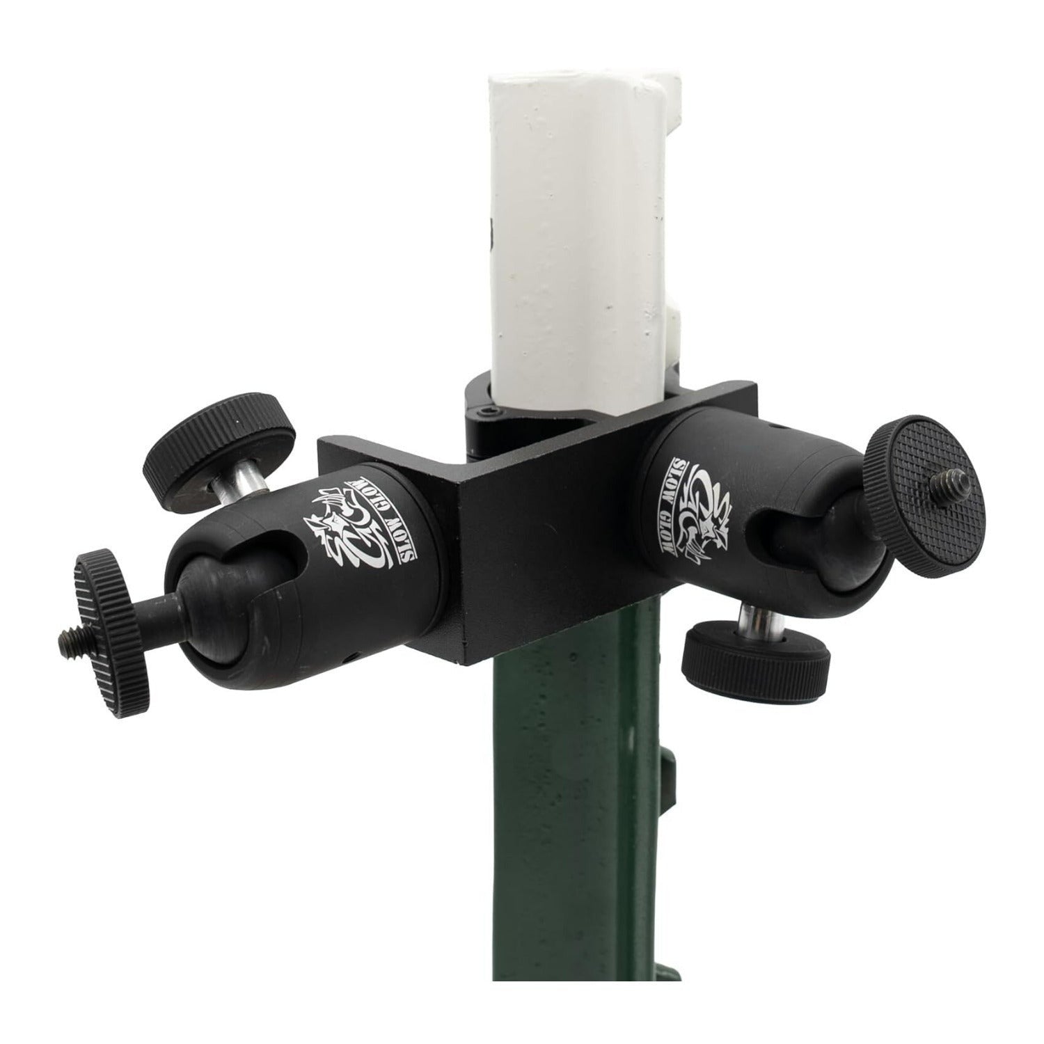 Slow Glow Maverick 2 Double Ballhead T-Post Mount with Card Reader Bundle