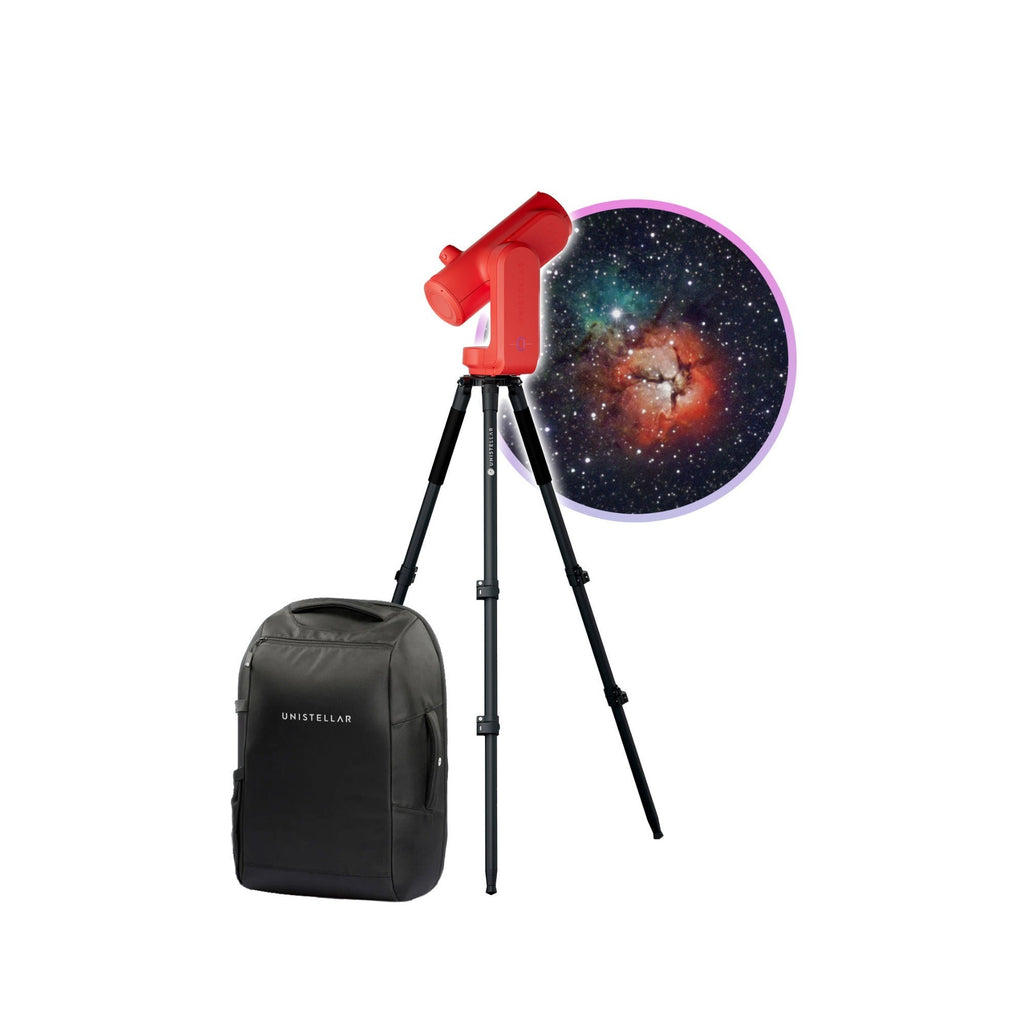 Unistellar Odyssey Pro Fully Automated Smart Telescope (Red) with Backpack
