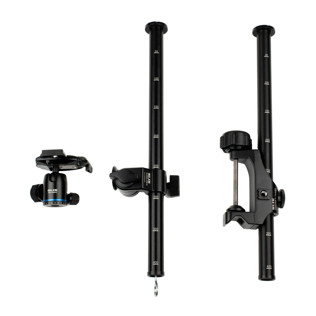 Slik Creator's Studio Kit with Creators Clamp, Sliding Arm II, SBH-400AS Head