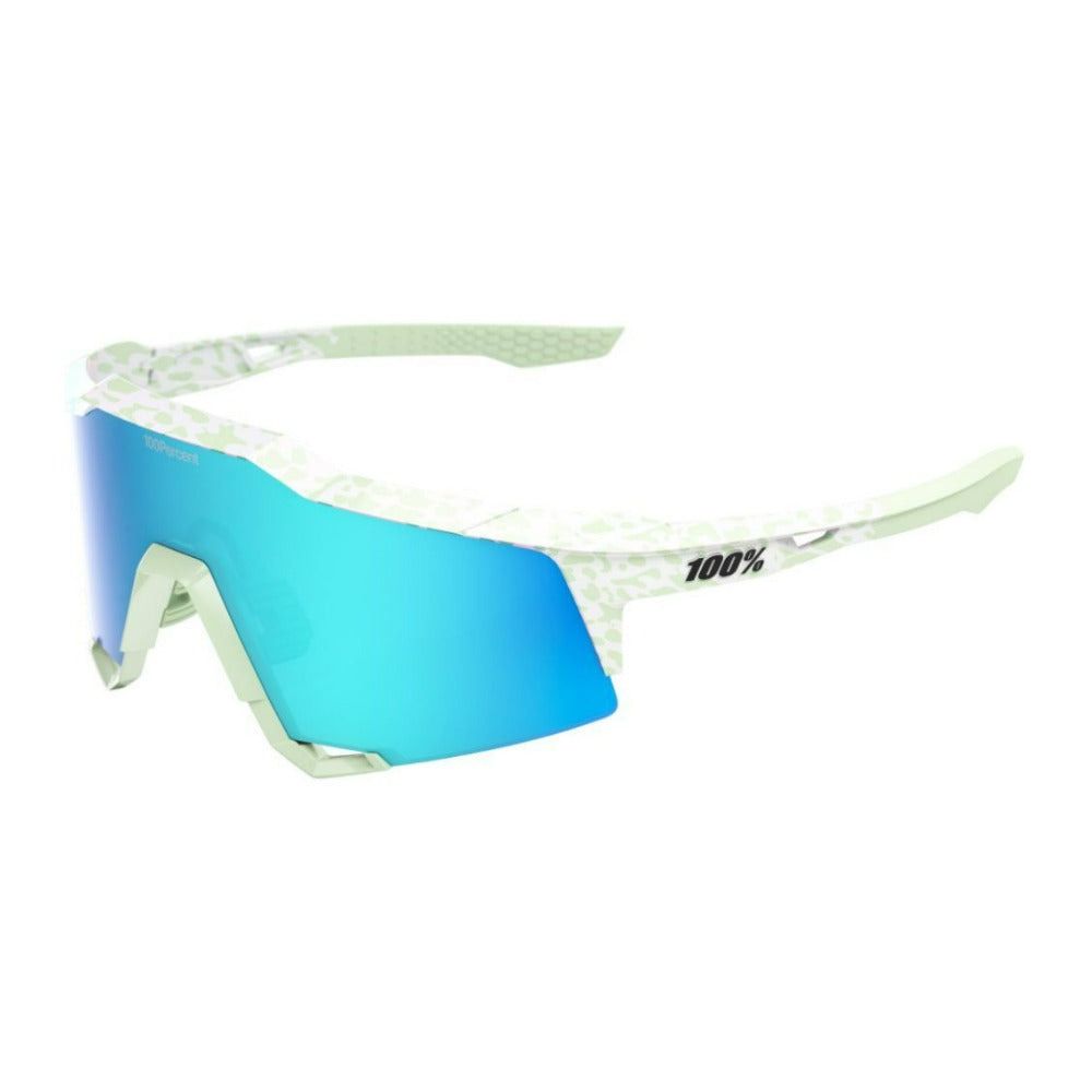 100 Percent Speedcraft LE Elly 2 Polished Light Green Sunglasses with TR90 Frame