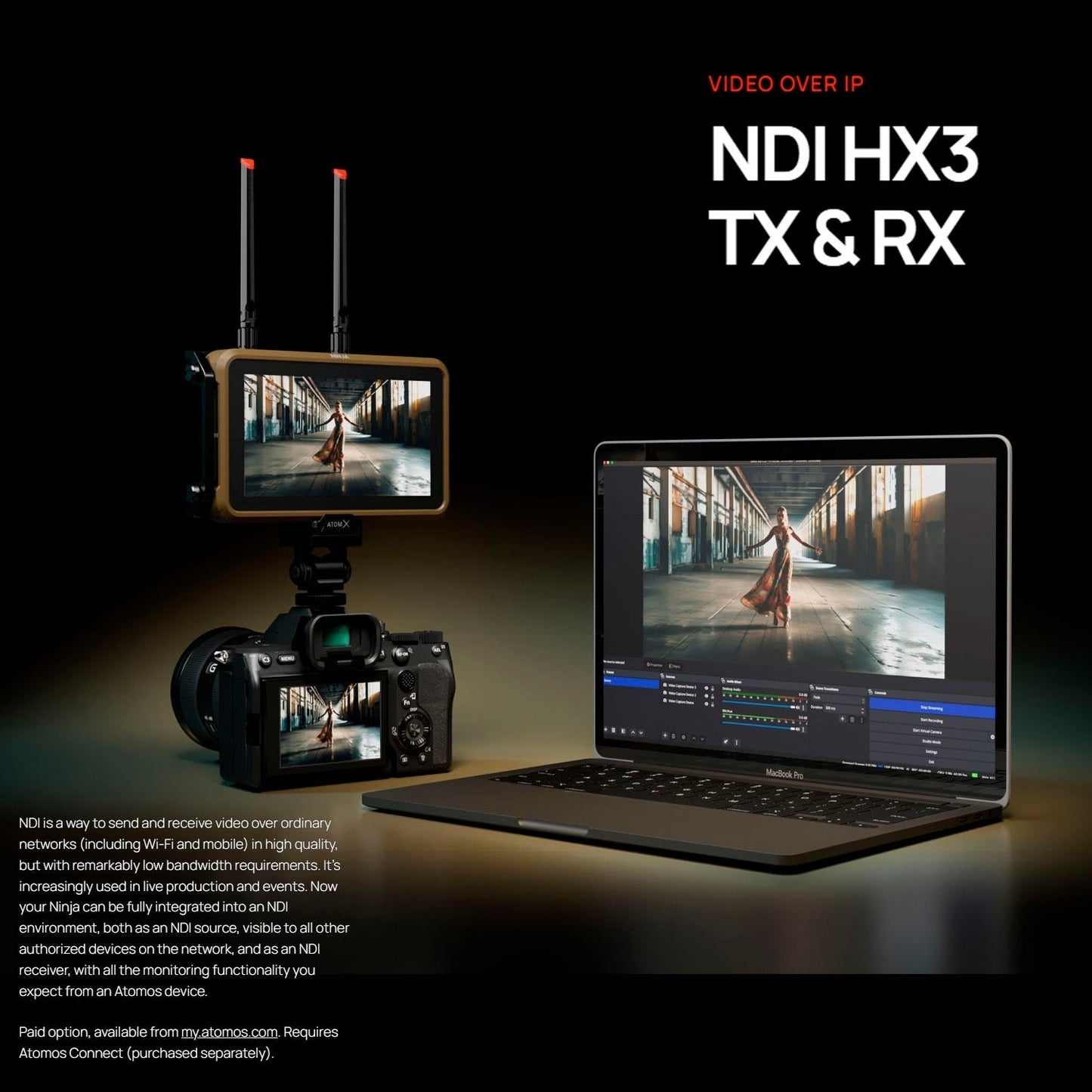 Atomos Ninja Ultra 5.2-Inch 1000nit HDR Monitor-Recorder with Wireless and SDI Expansion Bundle