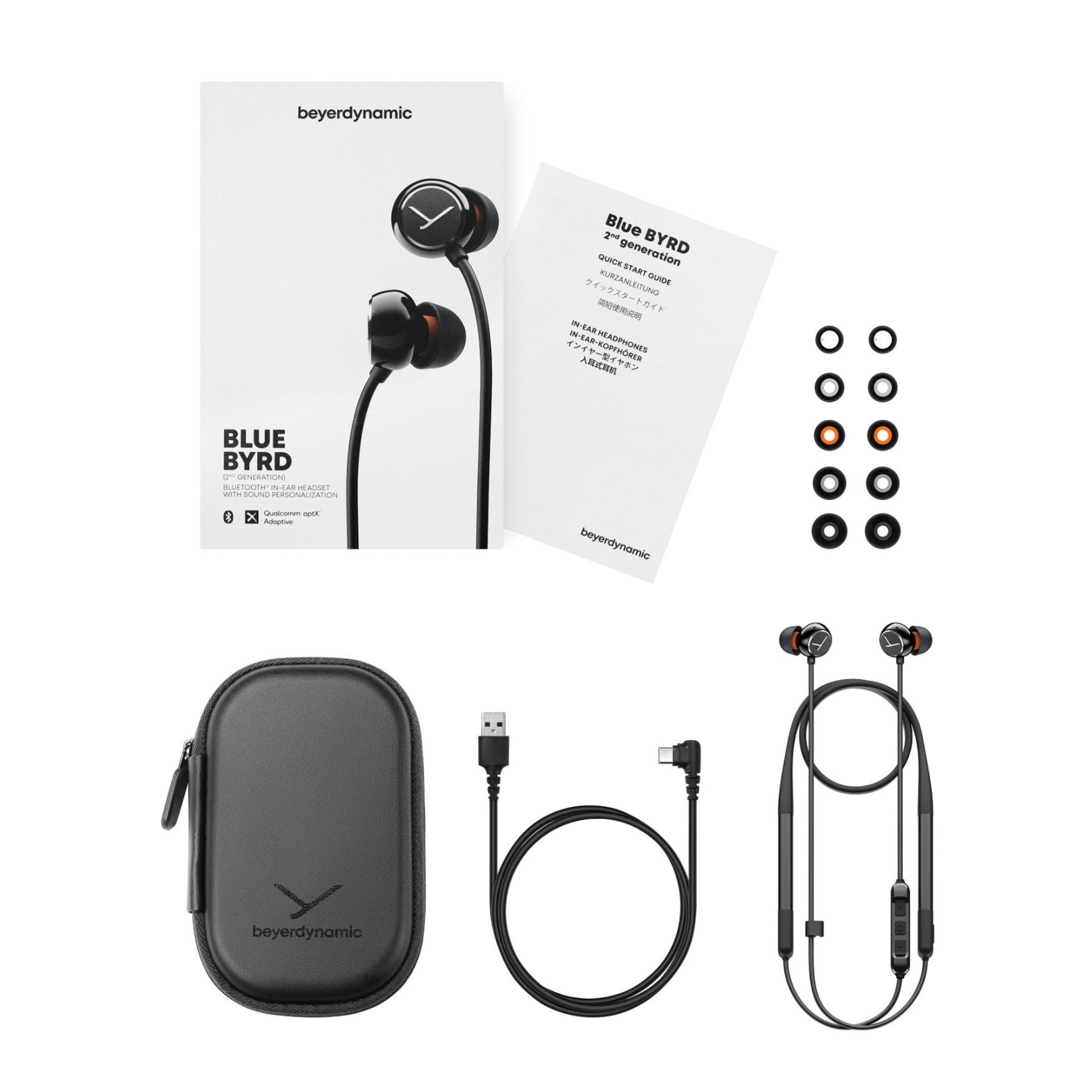 Beyerdynamic Blue BYRD Bluetooth In-Ear Headset (2nd Gen) with Carrying Case