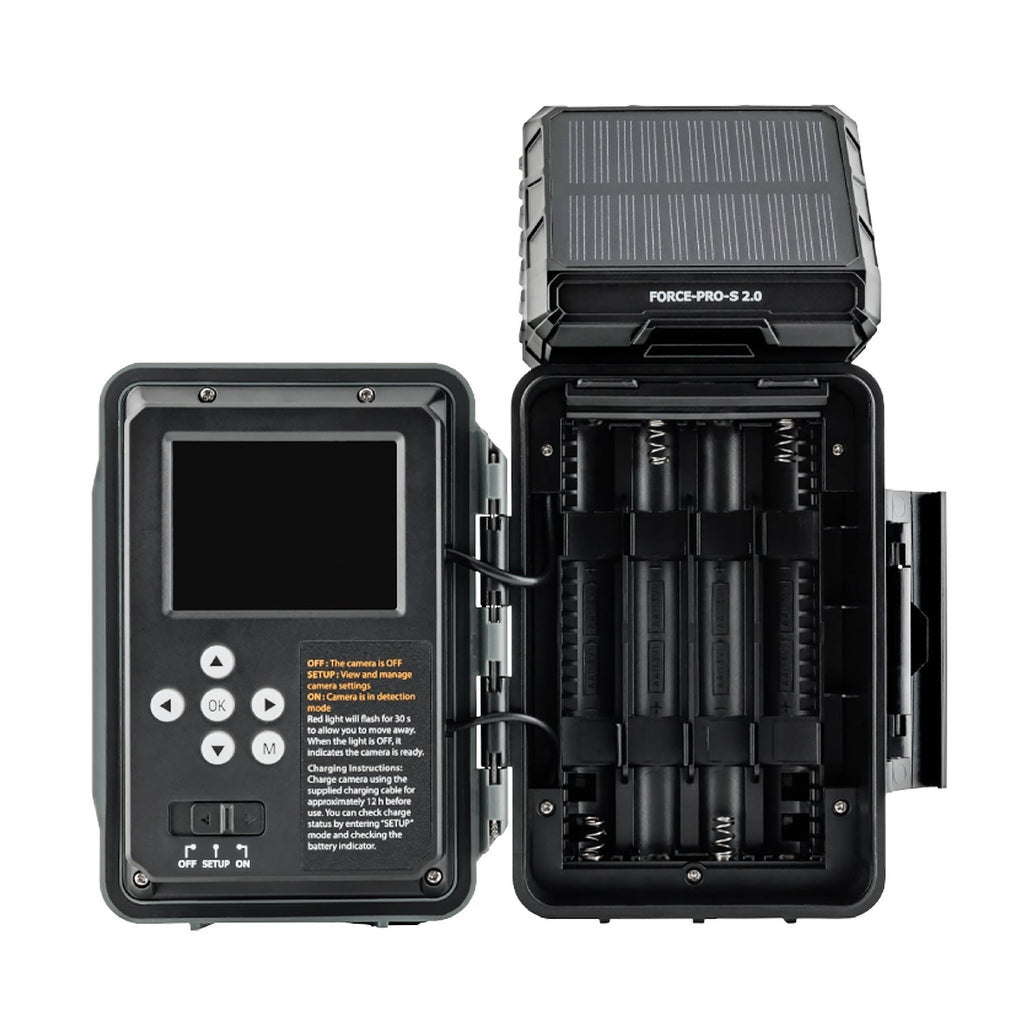 Spypoint FORCE-PRO-S 2.0 Trail Camera (2-Pack) Bundle with Accessories