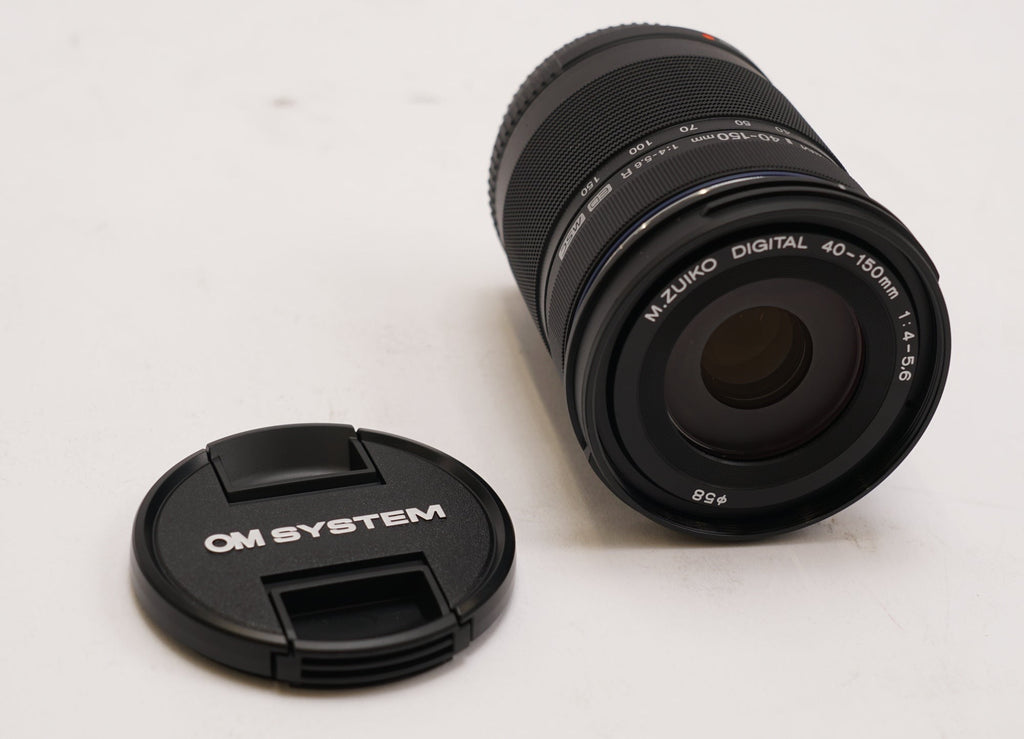 OM SYSTEM M.Zuiko Digital ED 40 to 150mm F4.0 to 5.6 R Black Lens (Used)