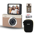 KODAK PIXPRO C1 Friendly Zoom 13MP 1080p Digital Camera (Brown) Bundle