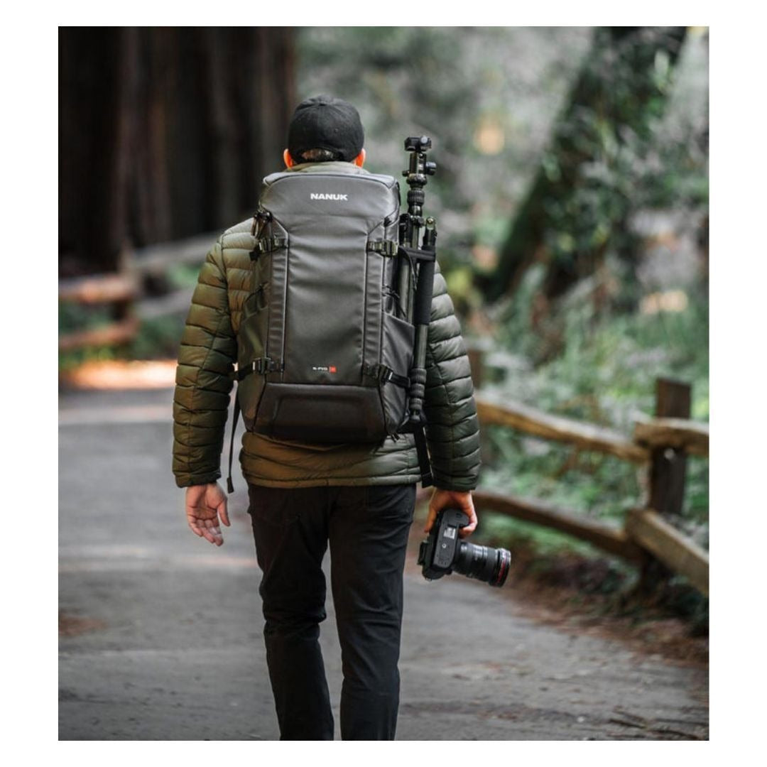 Nanuk N-PVD 35L Backpack with Double-Layered Foam Body for Cameras, Drones, and Accessories (Black)